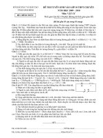 Đề môn vật lý 9 kiển tra, thi học sinh giỏi, tuyển sinh vào 10 chuyên sưu tầm bồi dưỡng (6)
