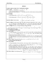 Bộ đề luyện thi thử Đại học môn Toán
