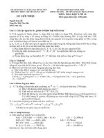 ĐỀ THI HỌC SINH GIỎI CÁC TRƯỜNG CHUYÊN DUYÊN HẢI VÀ ĐỒNG BẰNG BẮC BỘ NĂM 2015 -Hóa học  10 trường chuyên Hưng Yên