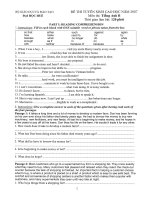 đề thi cao học tiếng anh