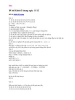 Đề thi Kinh tế lượng ngày 11.12.2013 đại học thương mại