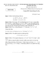 ĐỀ THI HỌC SINH GIỎI CÁC TRƯỜNG CHUYÊN DUYÊN HẢI VÀ ĐBBB NĂM 2015 -Toán 10 trường chuyên Hoàng Văn Thụ