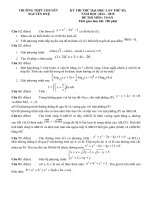 Đề thi thử THPT Quốc gia môn Toán 2015 số 48