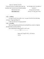 Đề thi đề xuất học sinh giỏi các trường chuyên khu vực duyên hải và đồng bằng bắc bộ môn ngữ văn 10 năm 2015 trường chuyên QUẢNG NAM