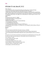 Đề Kinh tế vĩ mô khoa H 31.12.2013 đại học thương mại