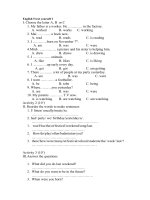 English 5 test yourself 1