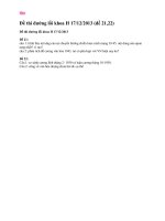 Đề thi đường lối khoa H 17.12.2013 đại học thương mại