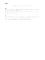 Đề thi quản trị chiên lược khoaAI 17.12.2013 đại học thương mại