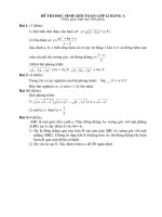 Đề thi học sinh giỏi Toán lớp 12 tỉnh Thanh Hóa số 17