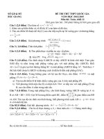 đề toán thi thử năm 2015 của bắc giang