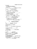 English 5 test for unit 7