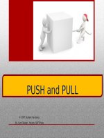 Push n pull manufacturing in apparel industy