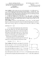 ĐỀ THI HỌC SINH GIỎI CÁC TRƯỜNG CHUYÊN DUYÊN HẢI VÀ ĐỒNG BẰNG BẮC BỘ NĂM 2015 -Vật lý  10 trường chuyên Nam Định