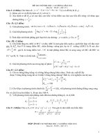 Đề thi thử đại học môn Toán số 137