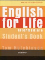 English for Life Intermediate Students Book