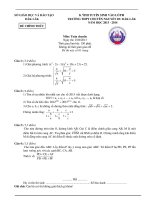 ĐỀ THI TOÁN VÀO LỚP 10 CHUYÊN NGUYỄN DU ĐĂK LĂK 2013-2014