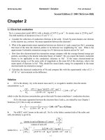 Bài tập Vật lý chất rắn