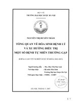 Tổng quan về hóa sinh bệnh lý và xu hướng điều trị một số bệnh tự miễn thường gặp
