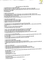 Đề thi môn trắc nghiệm chuyên ngành thi công chức lĩnh vực khoa học công nghệ