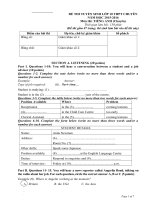 ĐỀ THI TS lớp 10 THPT chuyen 2015