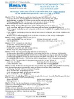 50 Câu hỏi trắc nghiệm Quản lí và sử dụng bền vững nguồn tài nguyên