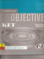 cambridge english Objective KET Workbook