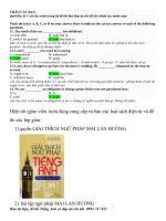 đề thi THPT QG môn tiếng anh của các trường nổi tiếng