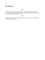 Đề thi môn Đường Lối Cách Mạng Của Đảng CSVN học viện công nghệ bưu chính viễn thông