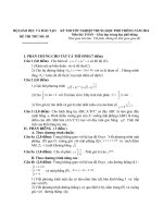 đề thi thử tốt nghiệp thpt toán 2014, đề thi số 3
