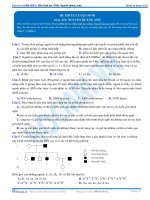 Đề thi thử môn Sinh học thầy Nguyễn Quang Anh số 5