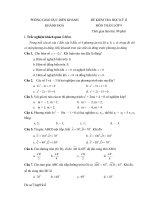 bộ đề kiểm tra toán hk2 lớp 9,đề số  11