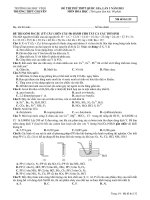 đề thi thử đại học môn hóa lần 3 của đại học vinh