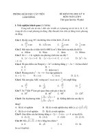 bộ đề kiểm tra toán hk2 lớp 9,đề số  16