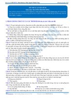 Đề thi thử Sinh học số 10