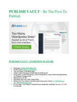 Publish Vault review  massive +100 bonus items