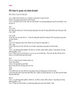 Đề tâm lý quản trị kinh doanh(2013) đại học thương mại