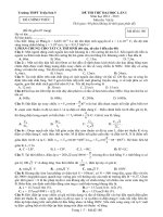 đề thi thử đại học môn vật lý đúng cấu trúc thpt triệu sơn 5