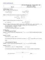 đề ôn tập hk2 toán 11, đề số 30