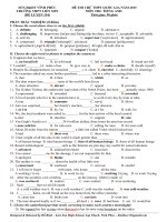 Đề thi thử thpt quốc gia môn Tiếng Anh (20)