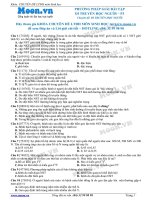 40 Câu hỏi trắc nghiệm Phương pháp giải bài tập Di truyền học người P3