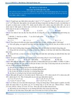 Đề thi thử môn Sinh học thầy Nguyễn Quang Anh số 10