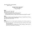 Đề thi một số môn - Khoa Vật lý ĐHSP (2)