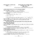 thi thử tn môn toán số 3