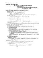 đề thi thử kì thi tốt nghiệp thpt môn toán, đề thi số 12