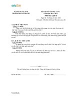 Đề thi thử Đại học môn Lịch sử tại trường Lý Thái Tổ (Bắc Ninh) năm 2014