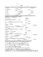 Đề thi tiếng anh lớp 6 (11)