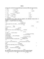 Đề thi tiếng anh lớp 6 (14)