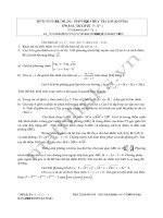 Đề thi thử đại học môn Toán năm 2015 (1)