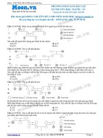 30 Câu hỏi trắc nghiệm Phương pháp giải bài tập Di truyền học người P1