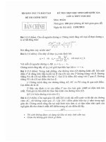 Bộ đề học sinh giỏi quốc gia 2011 (đủ các môn)  lớp 12